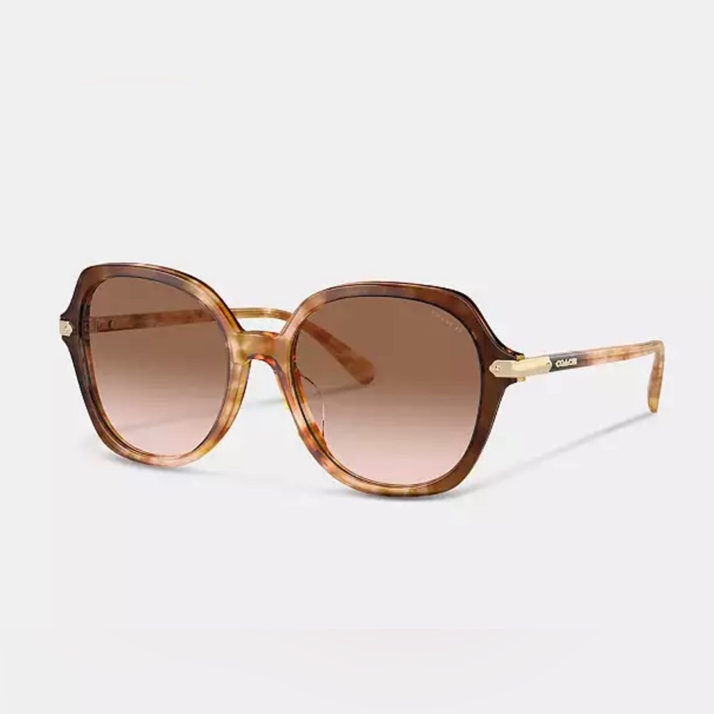 🤍New Coach WRAP AROUND HANGTAG SUNGLASSES (Exclusive Color)